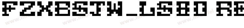 FZXBSJW_LS80 Regular字体转换